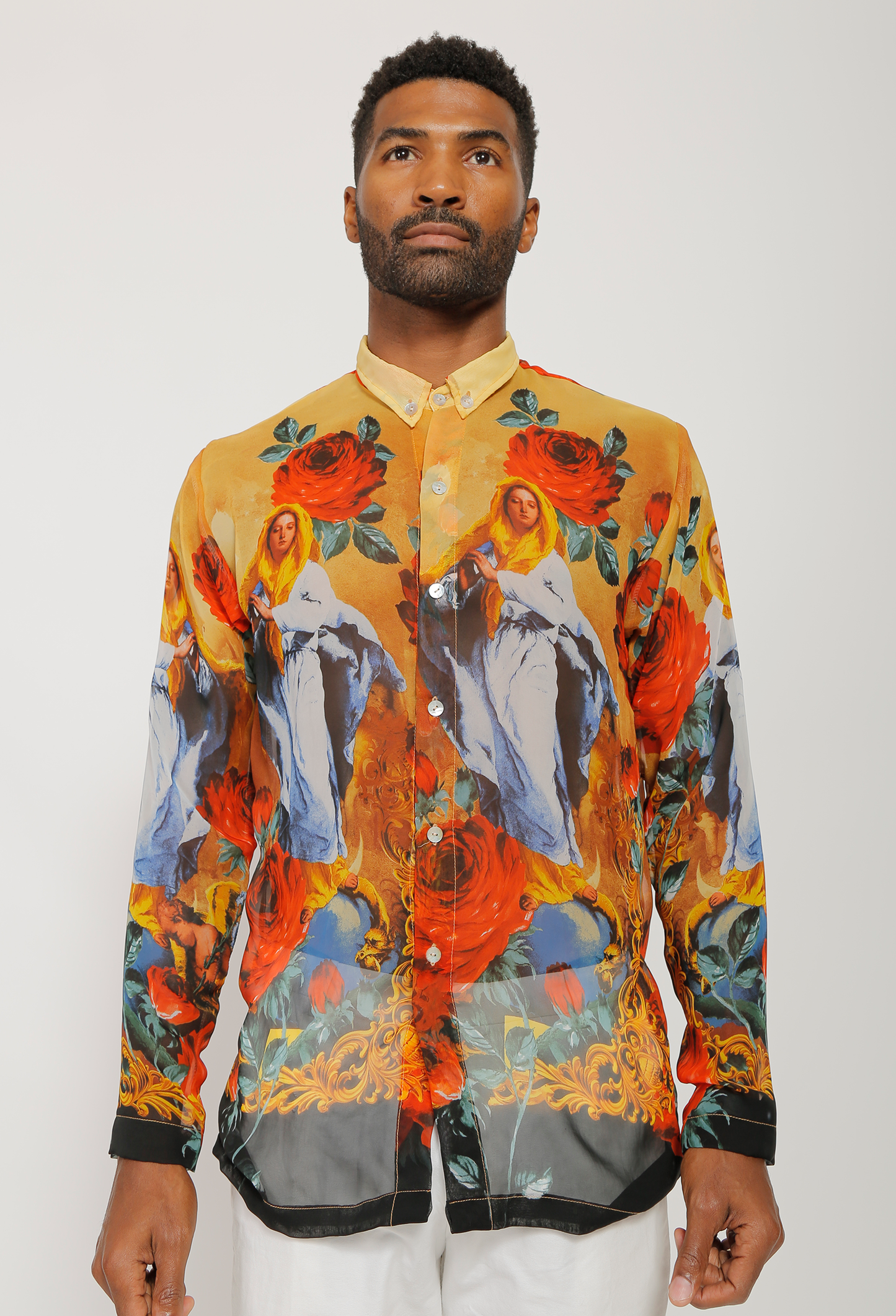 Rebirth Mesh Mens Dress Shirt