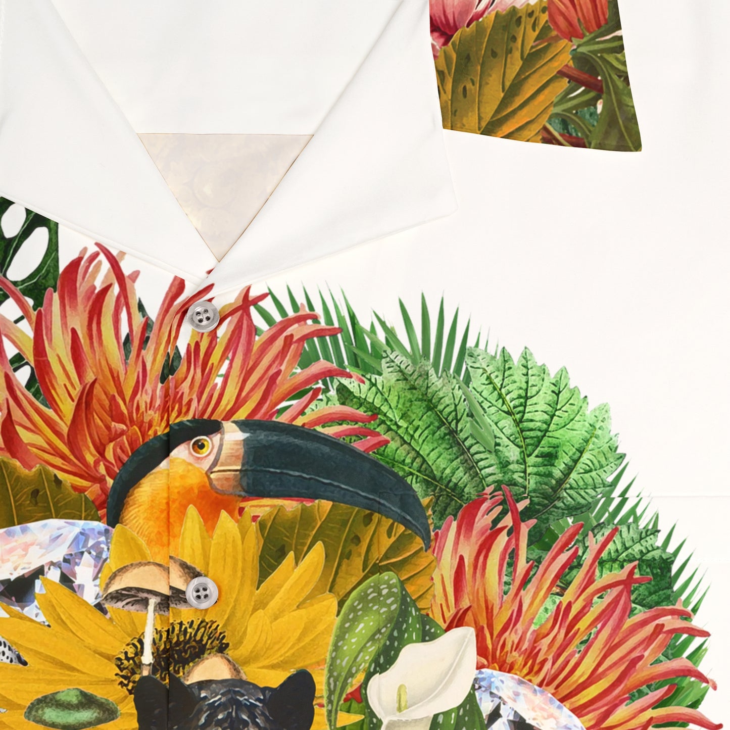 Le Lavi Jardin print resort shirt